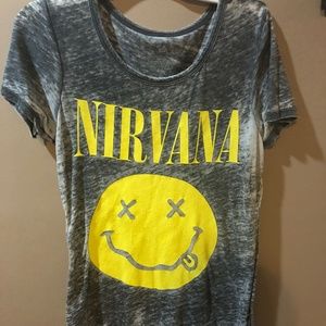 Nirvana Burnout Shirt Size XS